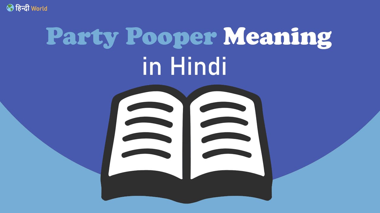Party Pooper meaning in hindi